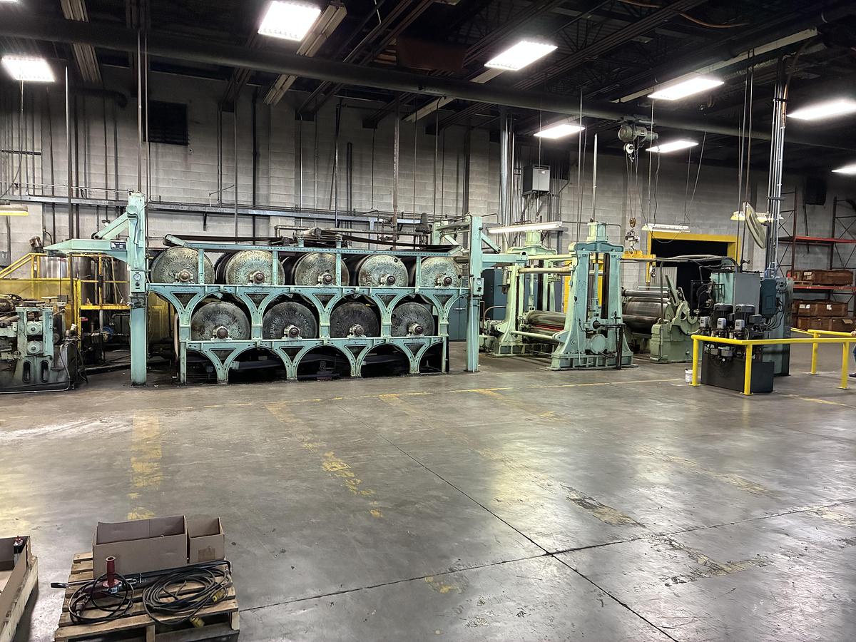 Used Black Clawson Coating Saturating Line
