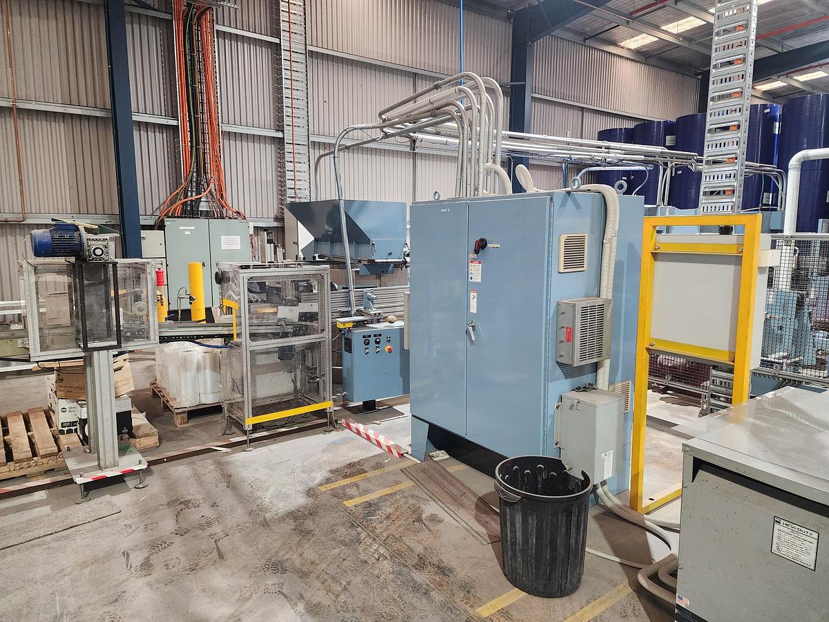Used 2007 Jennerjahn Fully Automatic Dual Paper Slitting Machine Model DJJF 39