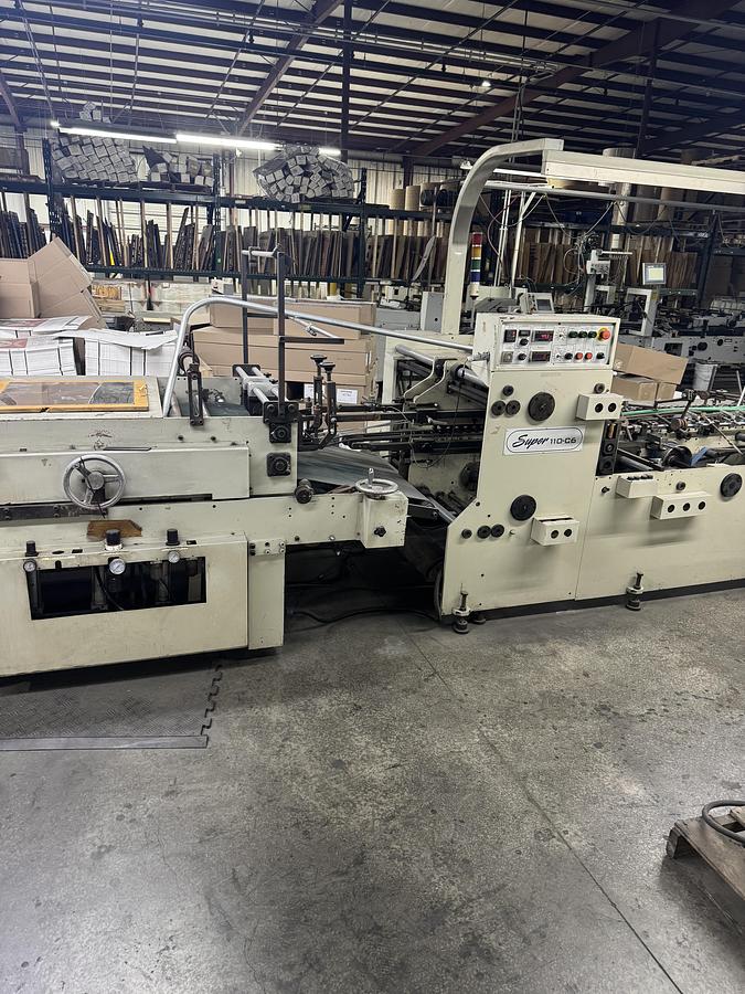Used 2007 Brausse Model TA-1100 4&6 Corner Folder Gluer