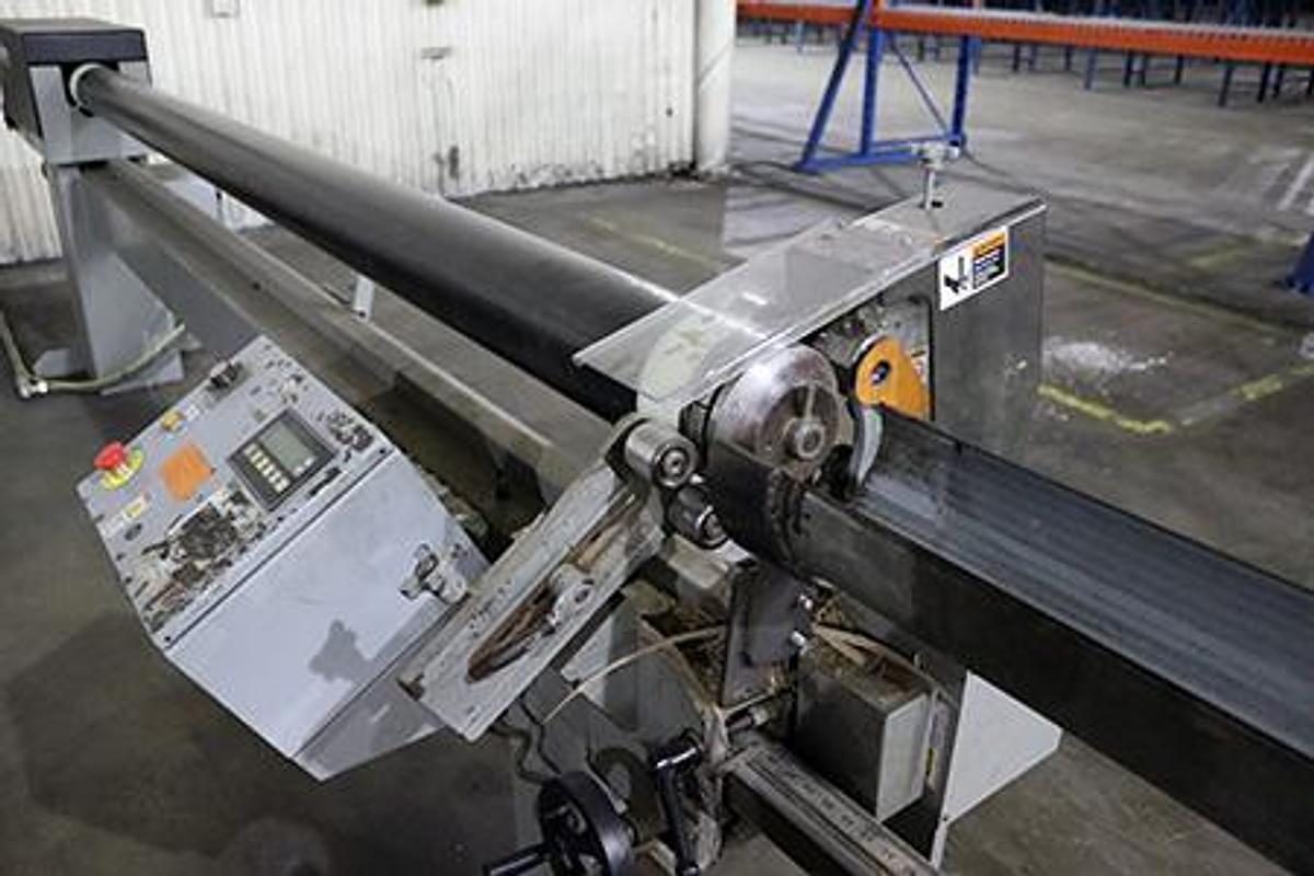 Used 120" APPLETON Automatic Core Cutter, Model A301