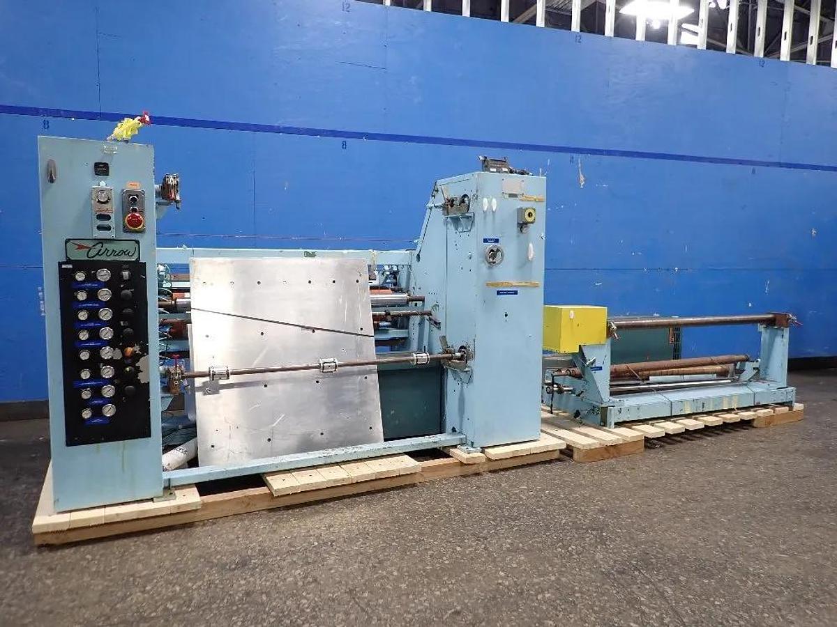 Used 62” Arrow Duplex Slitter Rewinder Model 475