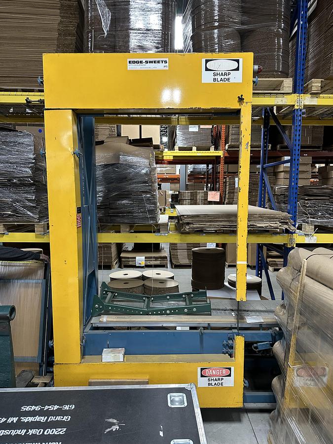 Used Edge Sweets Vertical Foam Saw. Model EL-4