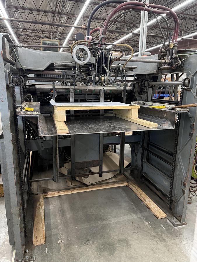 Used 1964 Bobst 1260 Die Cutter