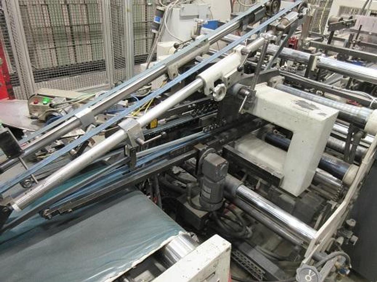 Used 1994 Bobst Domino 110 M-II Folder Gluer with 4/6 corner