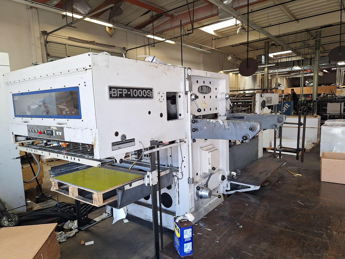 Used 1985 Iijima BFP 1000S die cutter