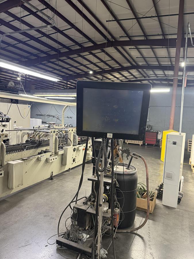 Used 2007 Brausse Model TA-1100 4&6 Corner Folder Gluer