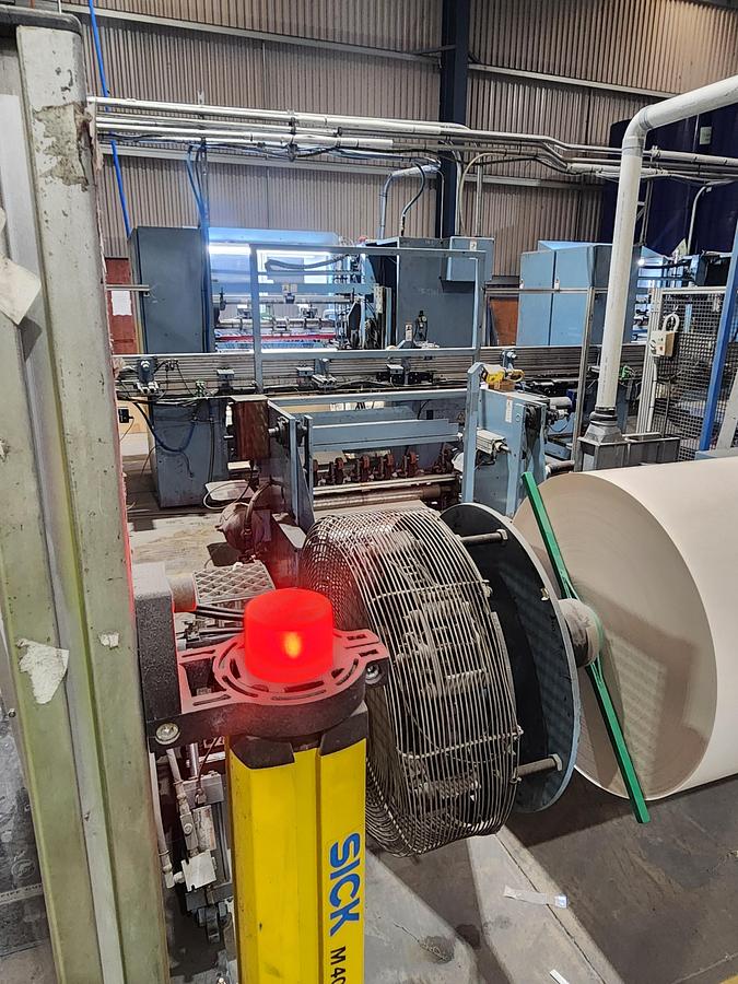 Used 2007 Jennerjahn Fully Automatic Dual Paper Slitting Machine Model DJJF 39