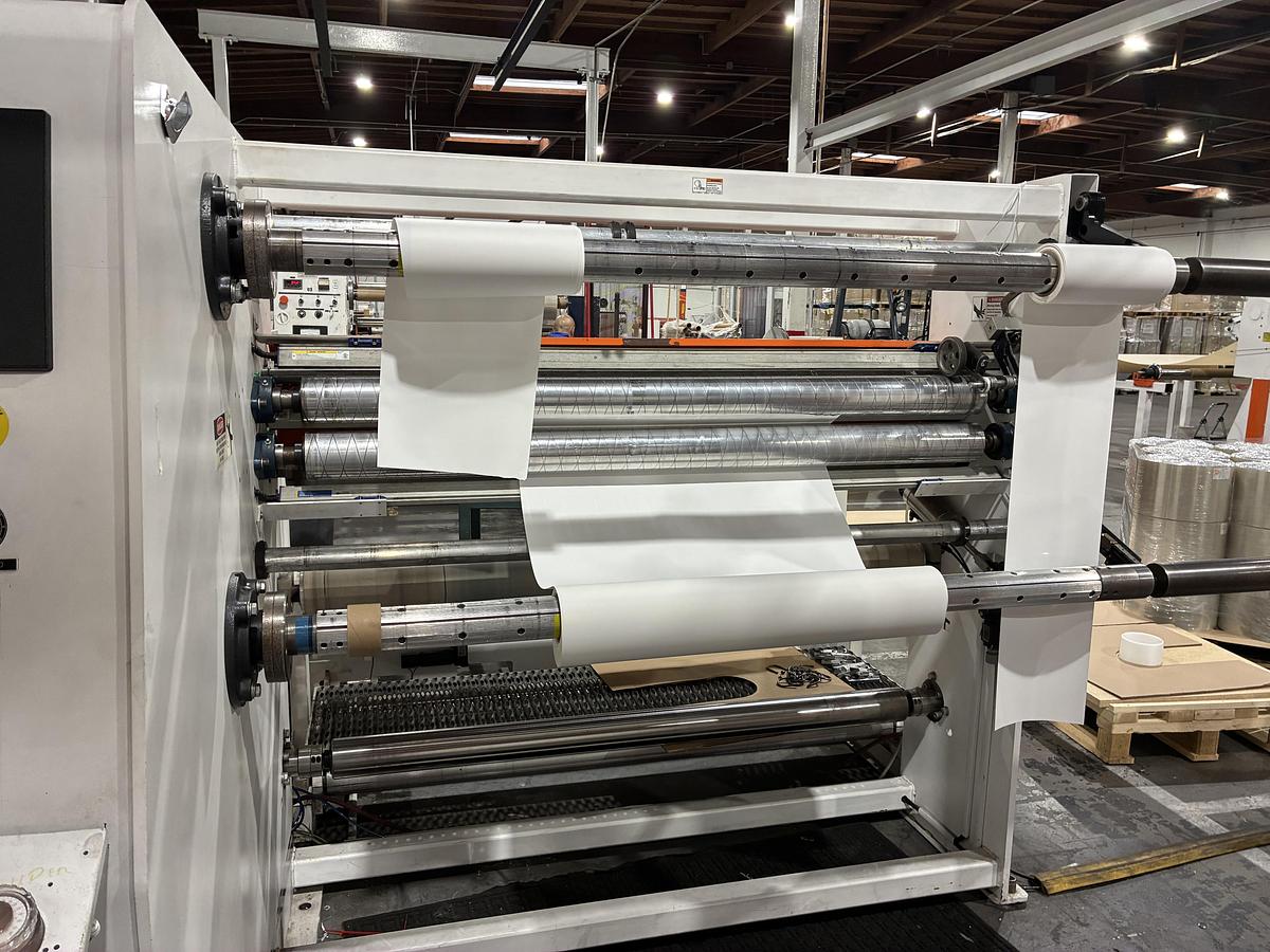 Used 60" Voorwood S60 Model S64SA Slitter Rewinder