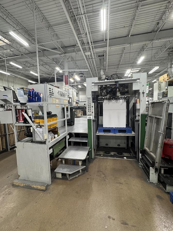 Used 1995 Bobst 102-CER II Die Cutter Blanker