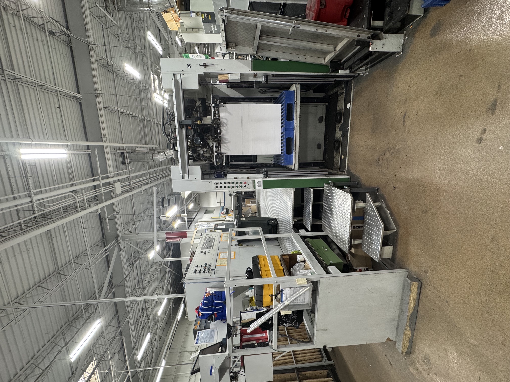 Used 1995 Bobst 102-CER II  Die Cutter Blanker