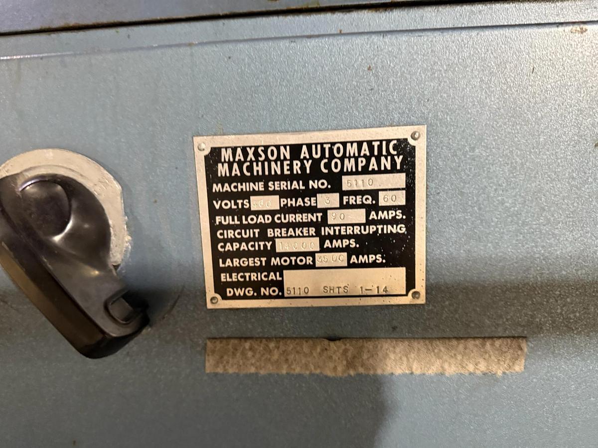 Used 1992 65" MSL Maxson Sheeter