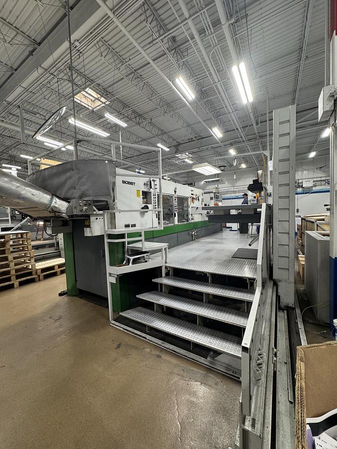 Used 1995 Bobst 102-CER II Die Cutter Blanker