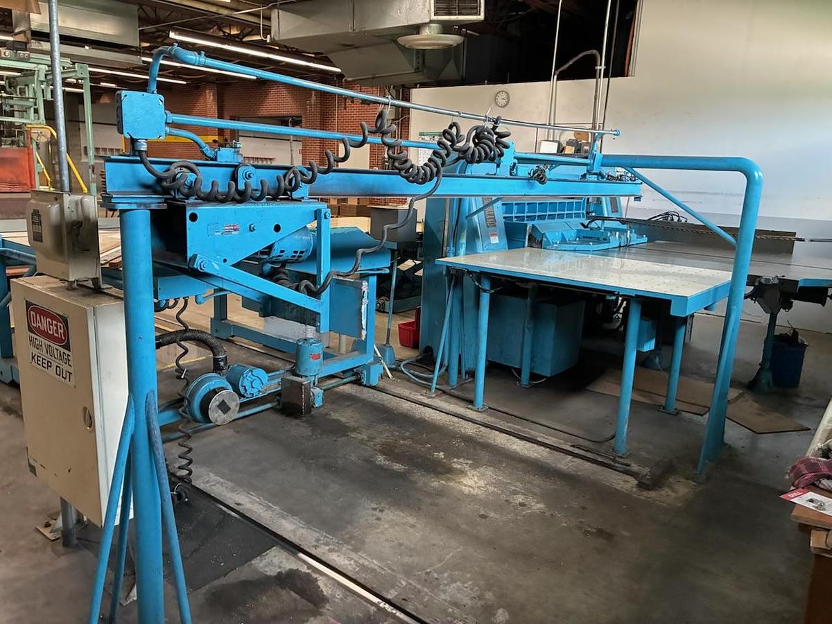Used Southworth paper flying carpet handling system