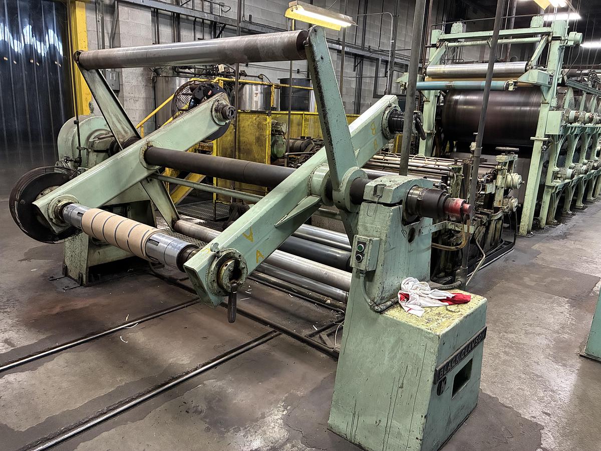 Used Black Clawson Coating Saturating Line