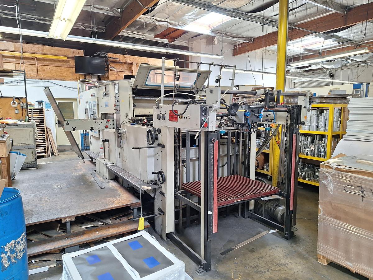 Used 1985 Iijima BFP 1000S die cutter