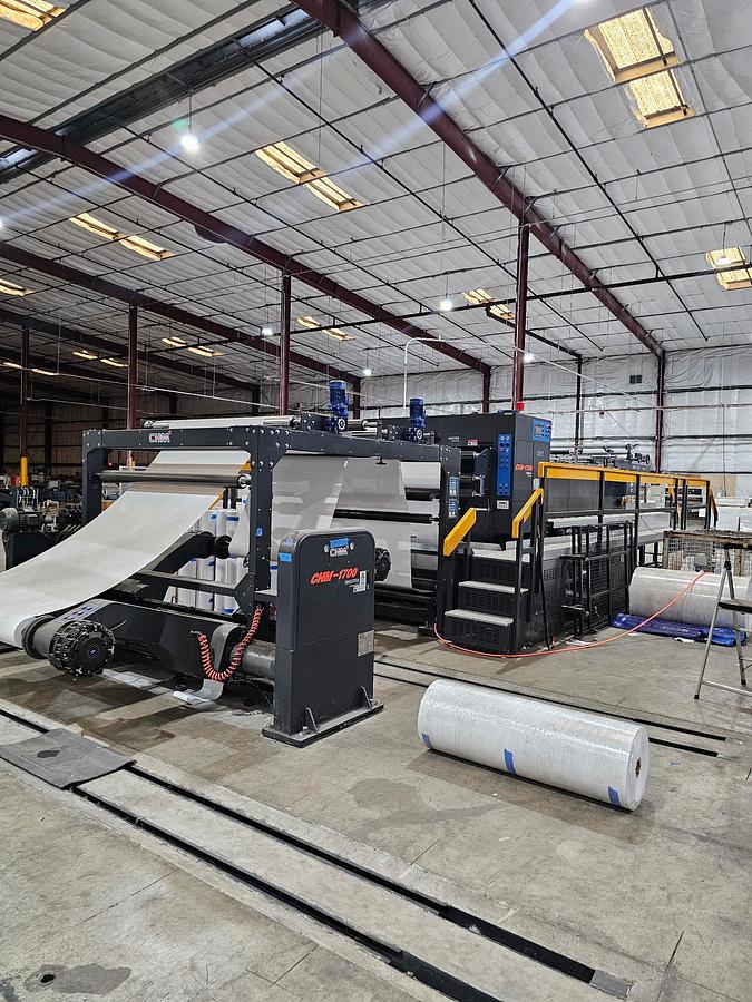 Used 2021 CHM-1700 SK Single Knife Precision Sheeter