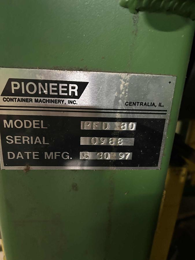 Used 80" Pioneer Flatbed Die Cutter