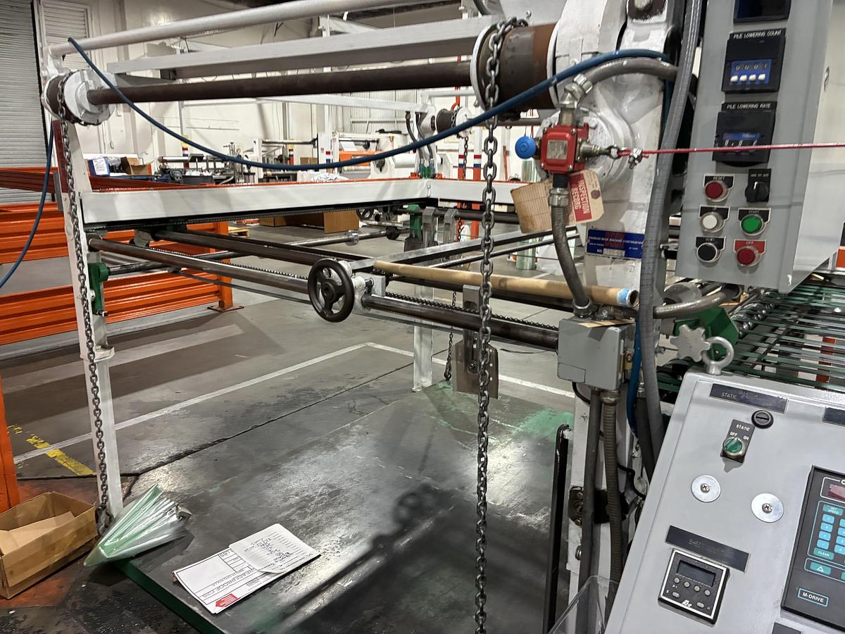 Used 72 "Beck Sheeter with Piler