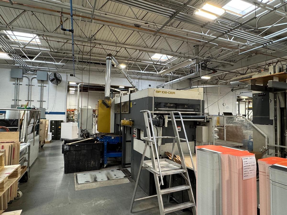 Used 1992 Bobst SP 102 CER Diecutter / Blanker