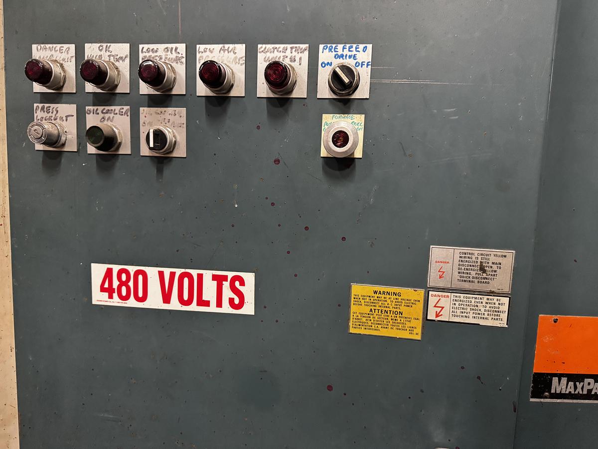 Used 44" Zerand Web Fed Die Cutter 2 color Flexo