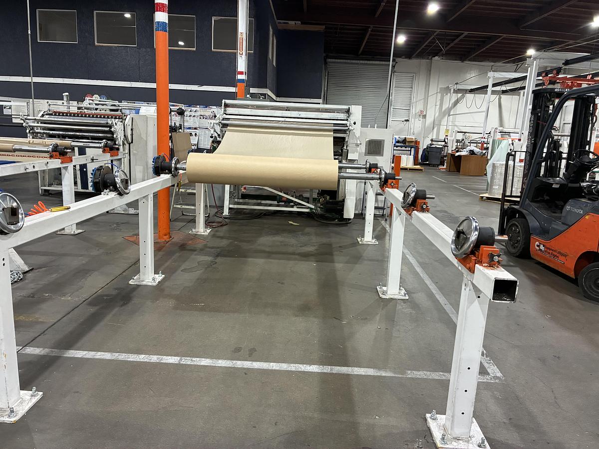 Used 72 "Beck Sheeter with Piler