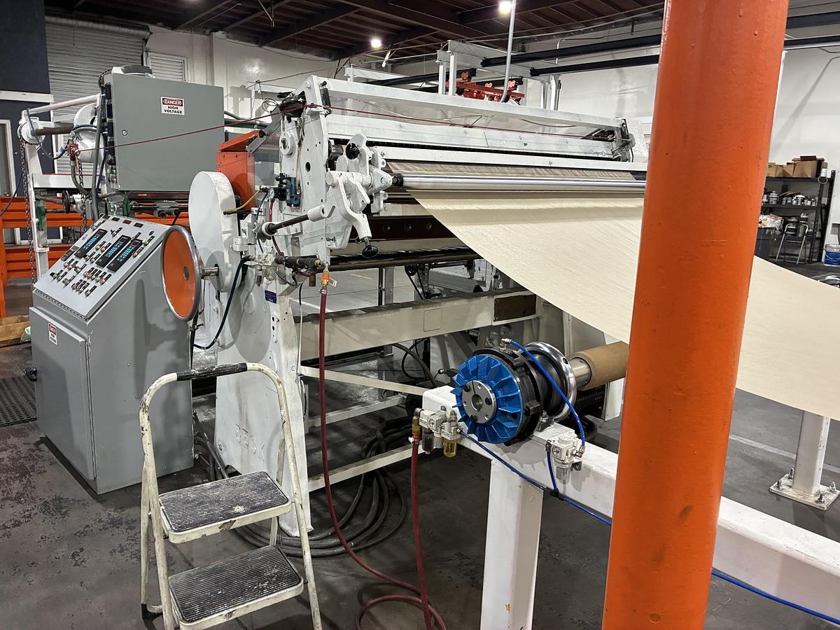 Used 72 "Beck Sheeter with Piler