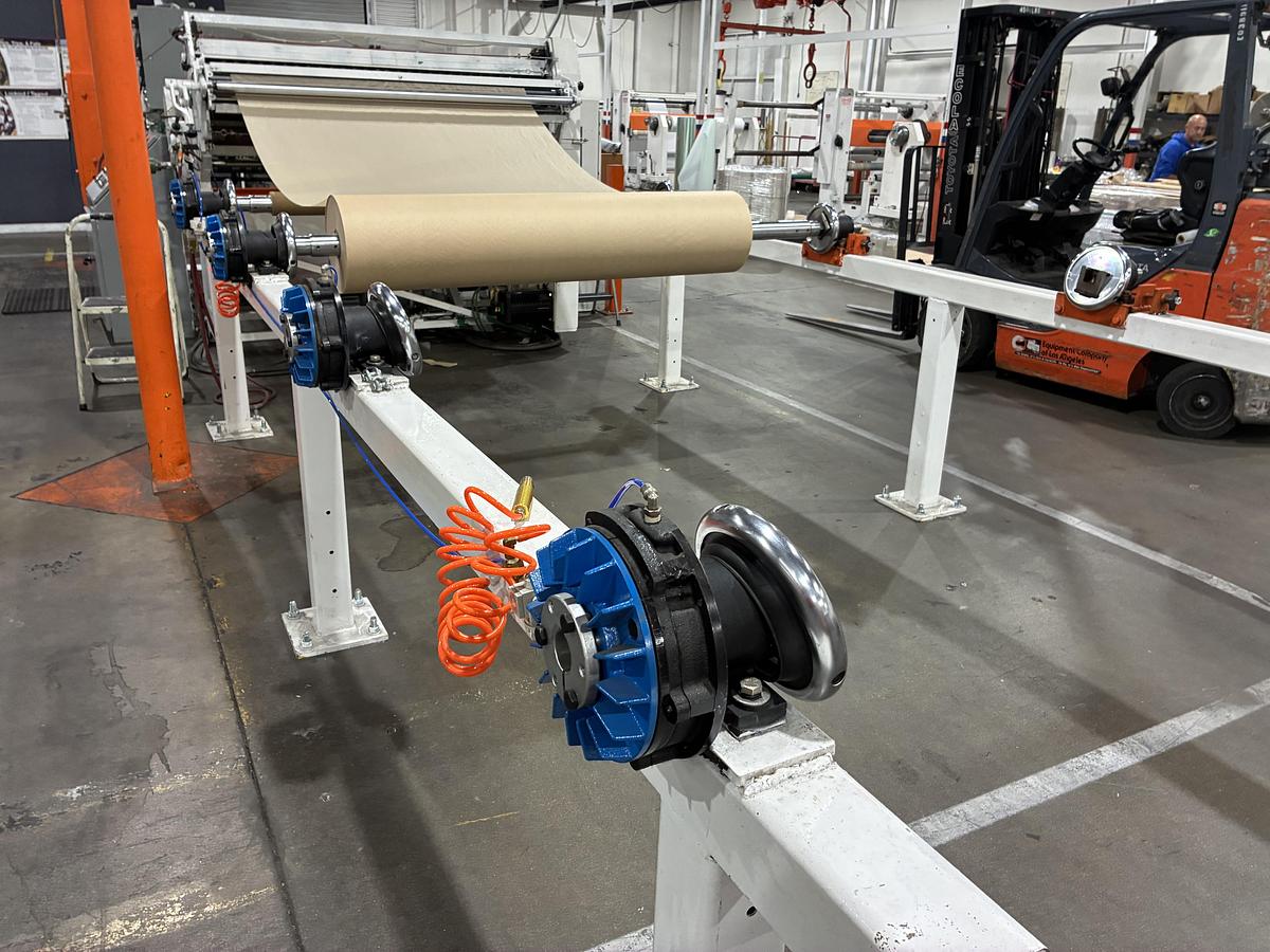 Used 72 "Beck Sheeter with Piler