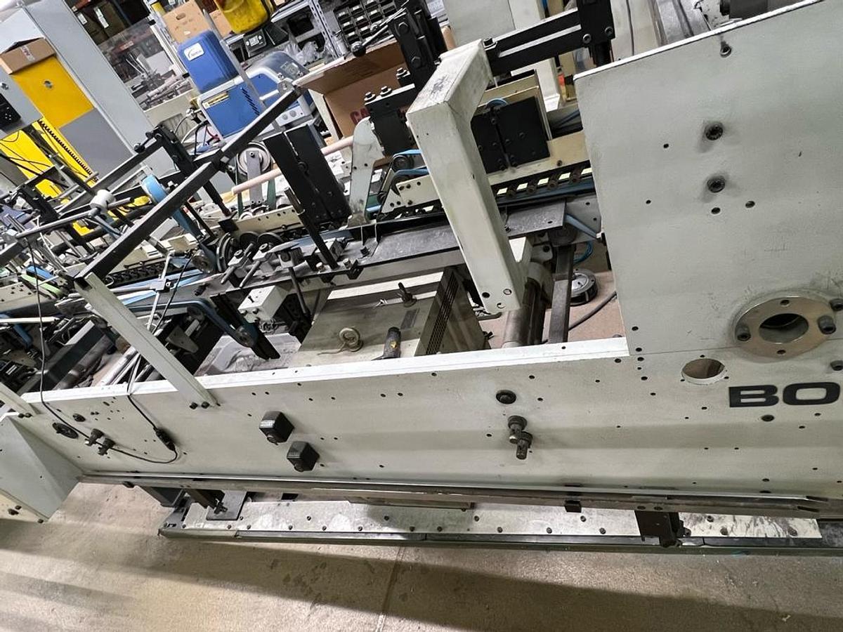 Used 1995 Bobst Media 100 Folder Gluer