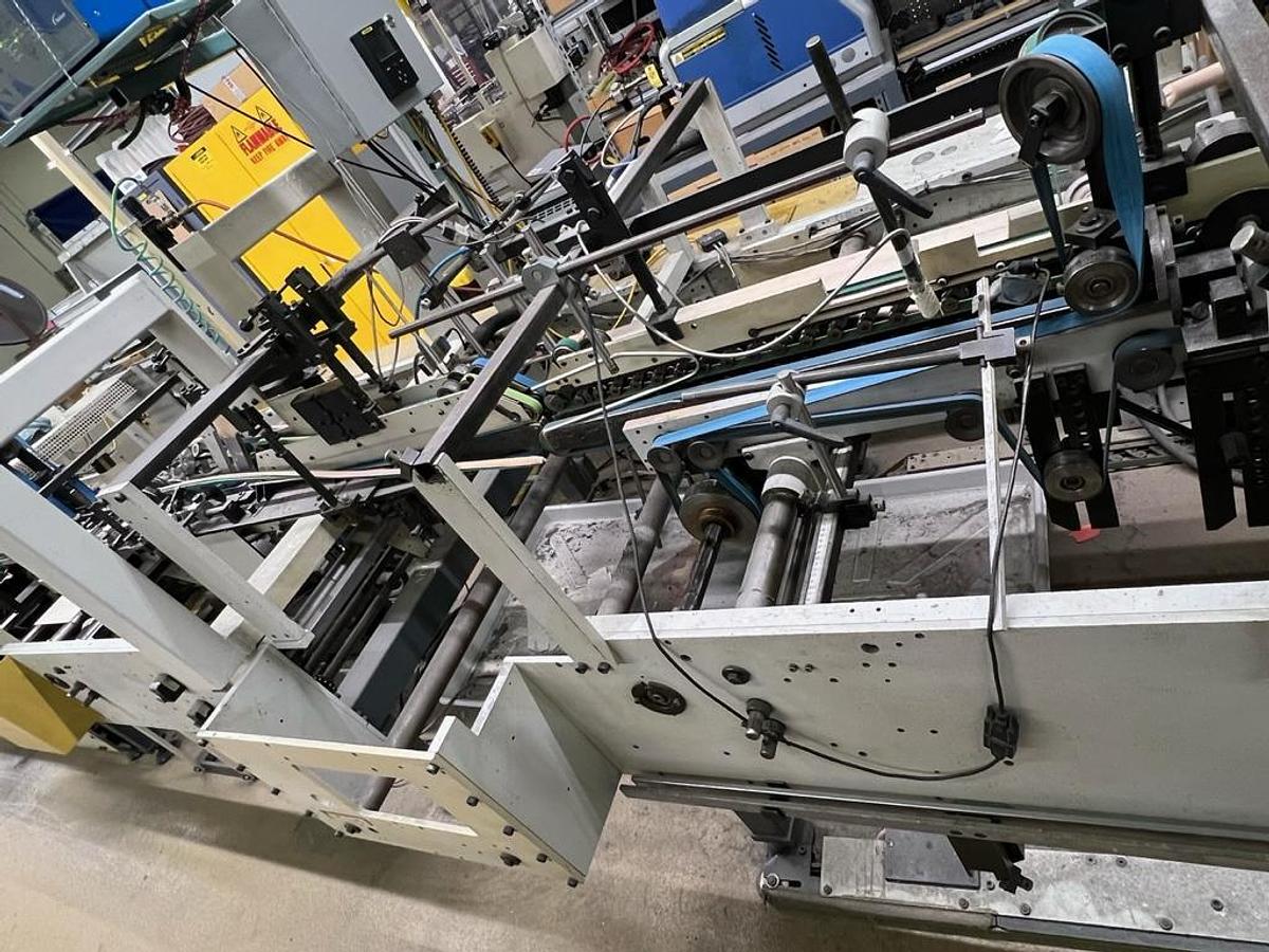 Used 1995 Bobst Media 100 Folder Gluer