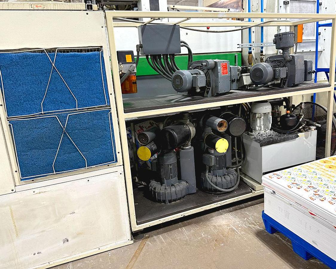 Used 1996 Bobst 102 CER Die Cutter Blanker