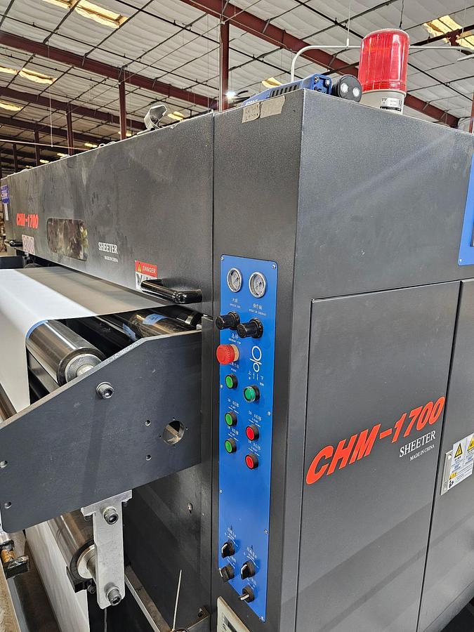 Used 2021 CHM-1700 SK Single Knife Precision Sheeter