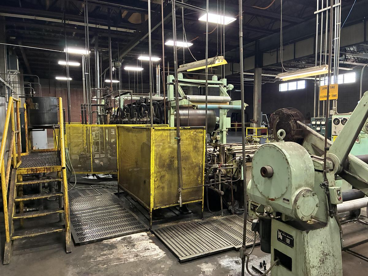 Used Black Clawson Coating Saturating Line