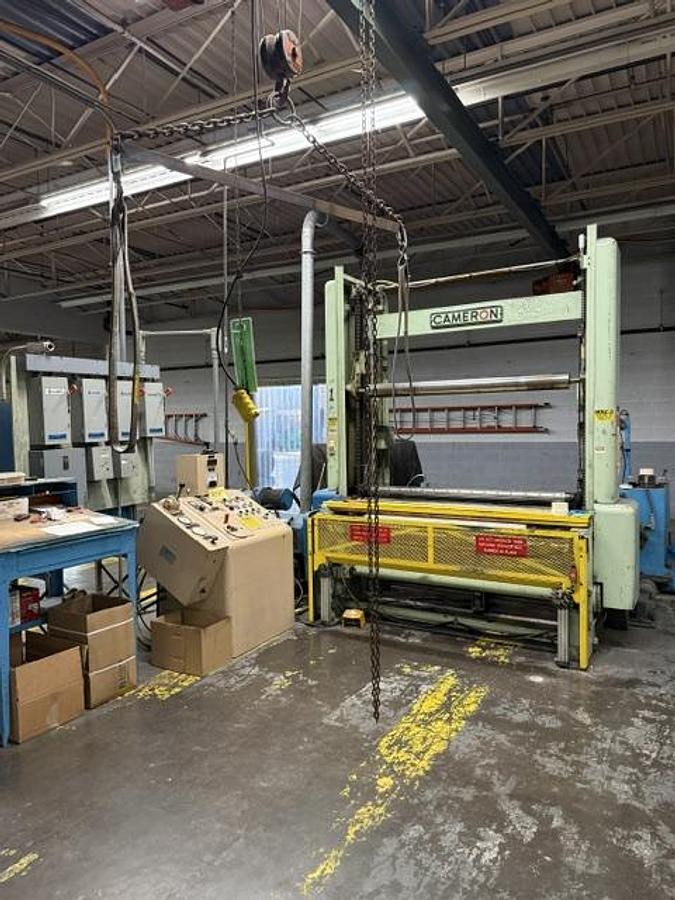 Used Cameron Model 428 Slitter Rewinder