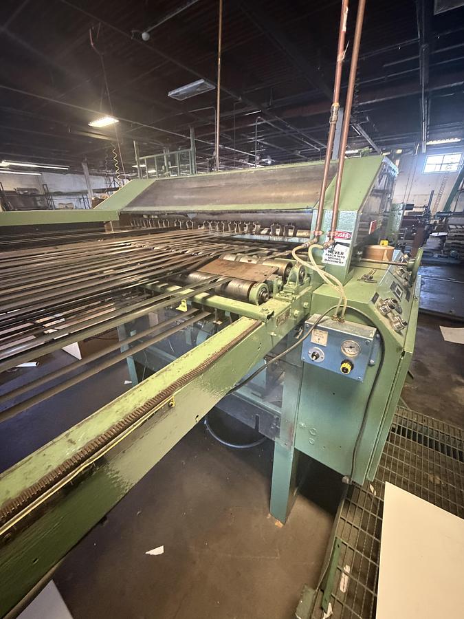 Used 49" Maxson Fixed Bed Sheeter