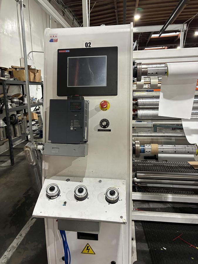 Used 60" Voorwood S60 Model S64SA Slitter Rewinder