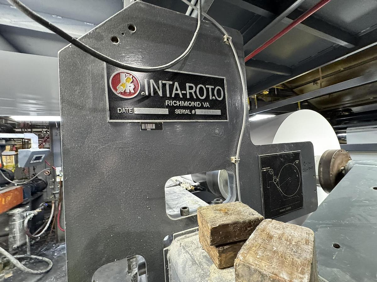 Used 2006 73" Wide Intaroto Paper, Board, Film & Foil Coater Laminator