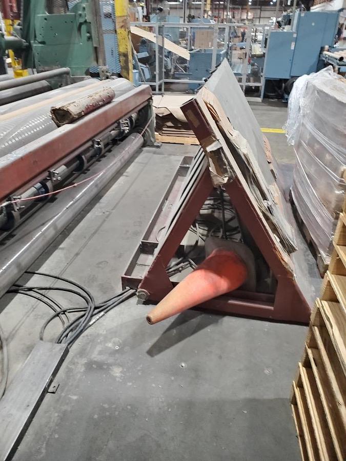 Used 132” Cameron Model 18 Rewinder