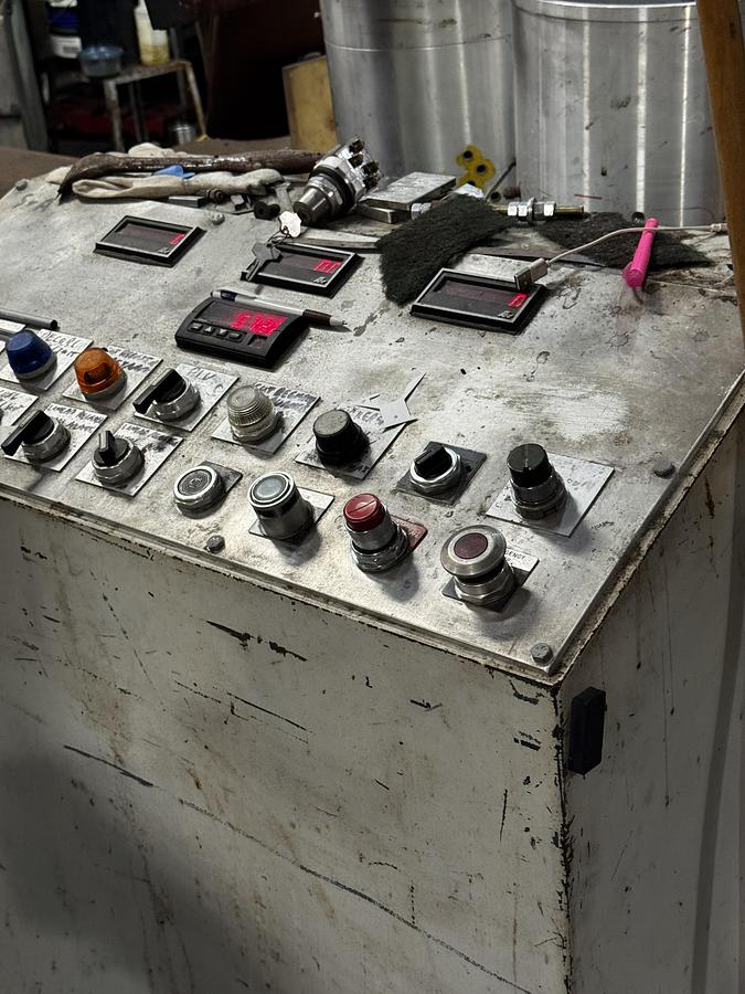 Used 44" Zerand Web Fed Die Cutter 2 color Flexo
