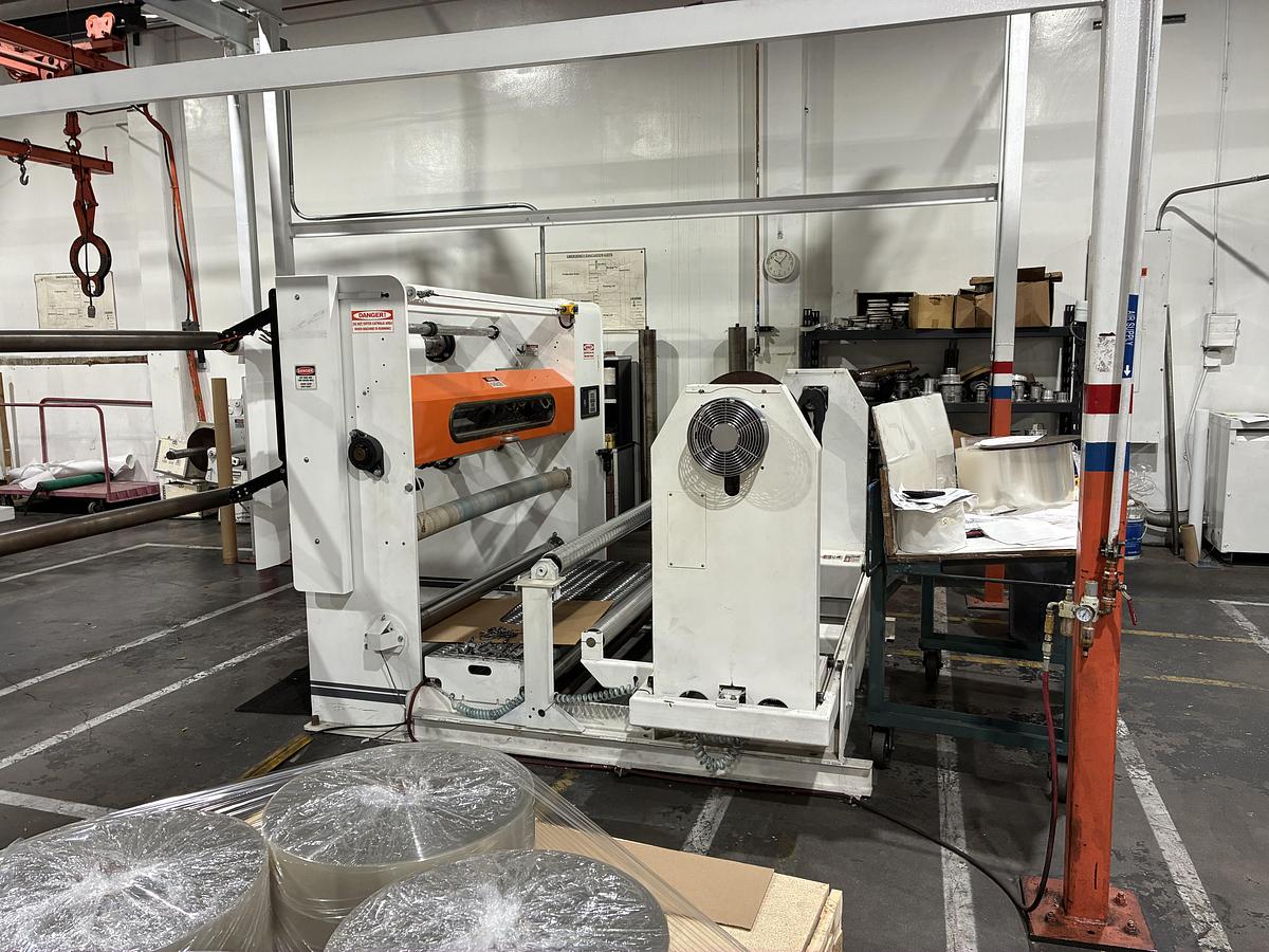 Used 60" Voorwood S60 Model S64SA Slitter Rewinder
