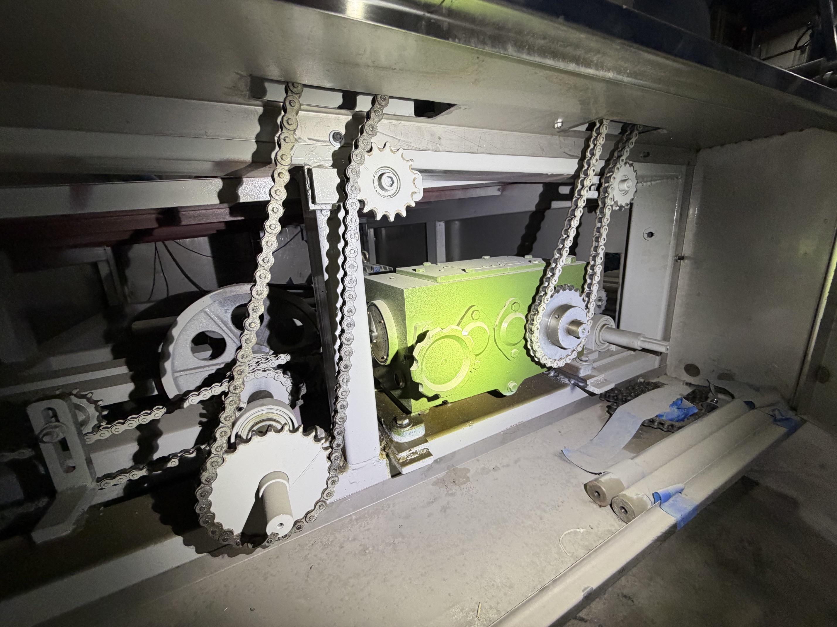 Used 72" Wide Wet Wipe Converting Line