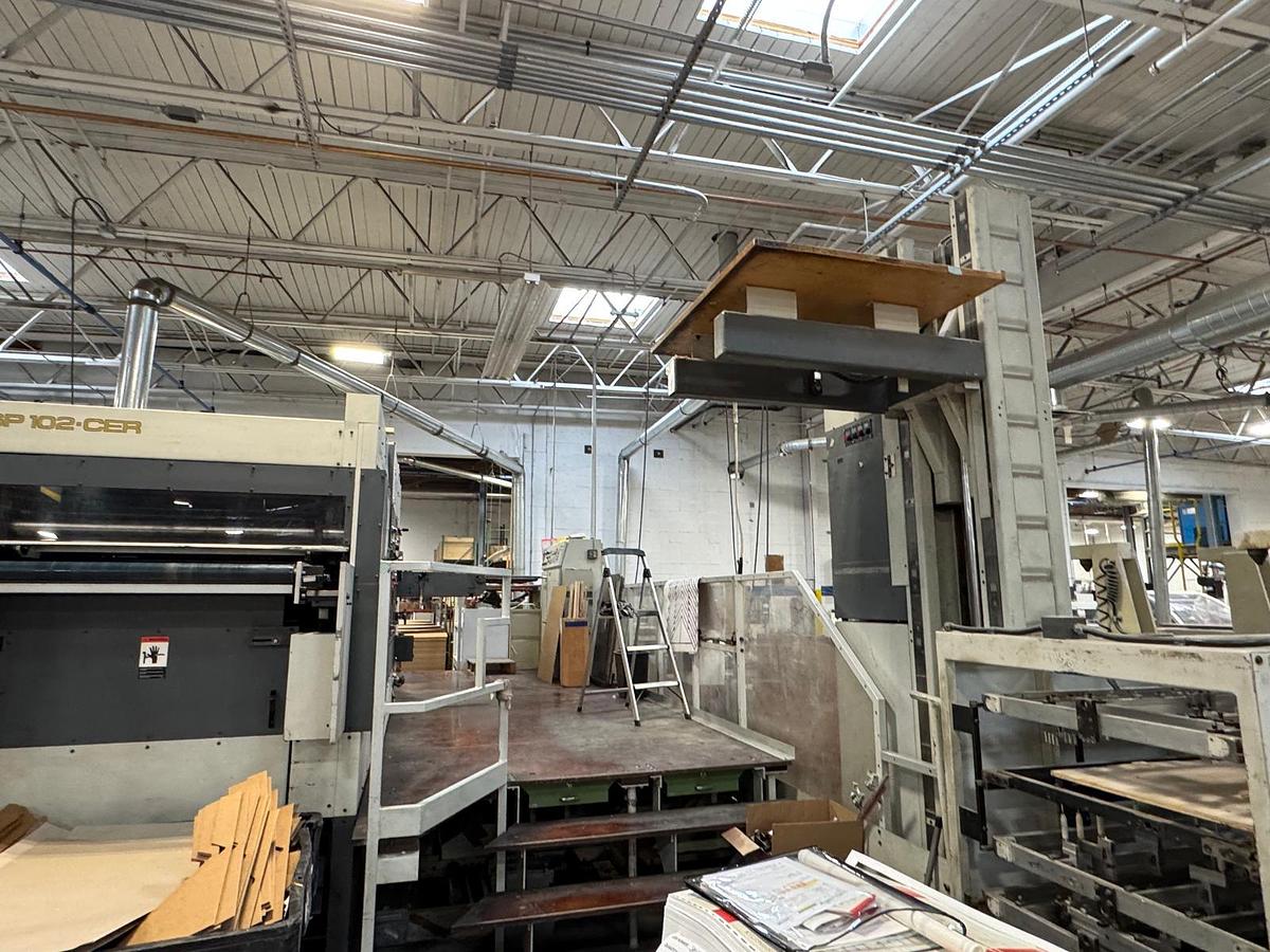 Used 1992 Bobst SP 102 CER Diecutter / Blanker