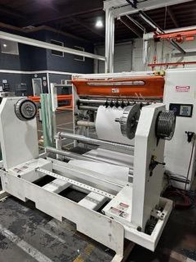 Used 60" Voorwood S60 Model S64SA Slitter Rewinder