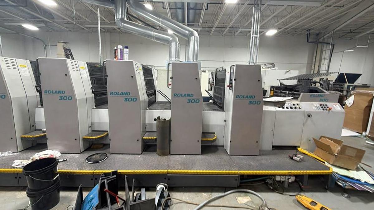 Used Man Roland 300 Printing Press