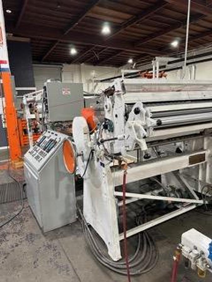 Used 72 "Beck Sheeter with Piler