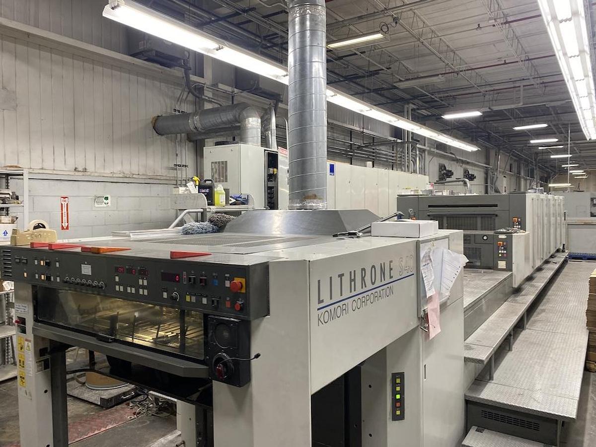 Used 2006 KOMORI LS540 +CTR Printing Press