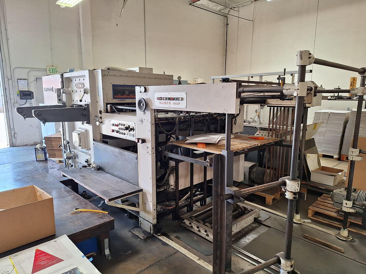 Used 1985 Iijima BFP 1000S die cutter