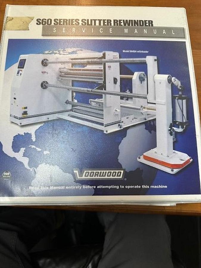 Used Voorwood S60 Model S64SA Slitter Rewinder