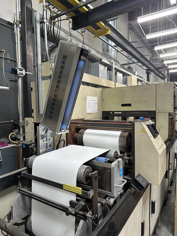 Used 2001 PCMC - 18” 8 color Flexo with Die Cutter and Striping