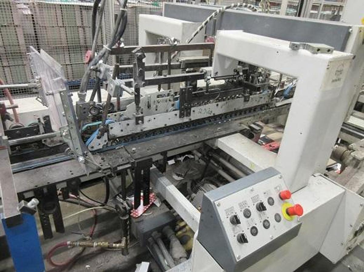 Used 1994 Bobst Domino 110 M-II Folder Gluer with 4/6 corner