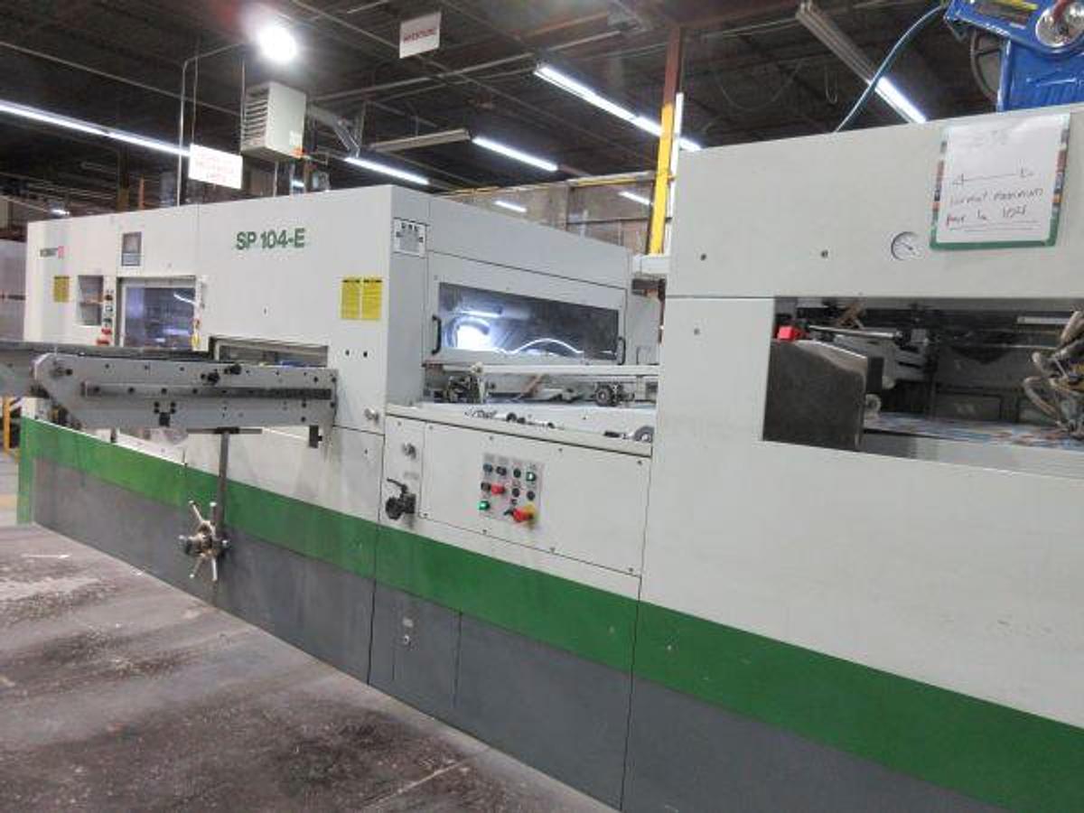 Used 2003 Bobst SP 104-E Die Cutter
